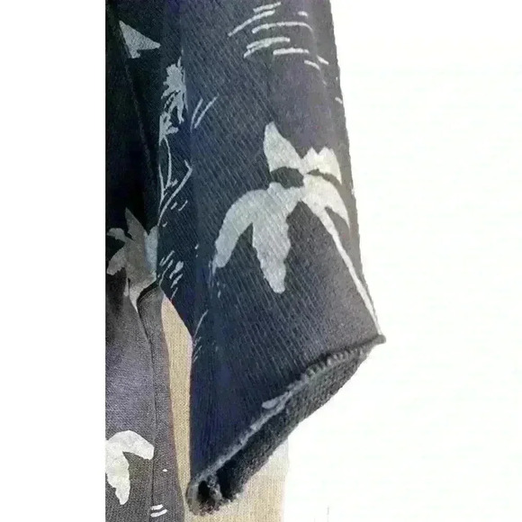 Monrow Hawaiian Vintage Raglan Top Womens Size Small Short Sleeve Crewneck - Picture 6 of 8